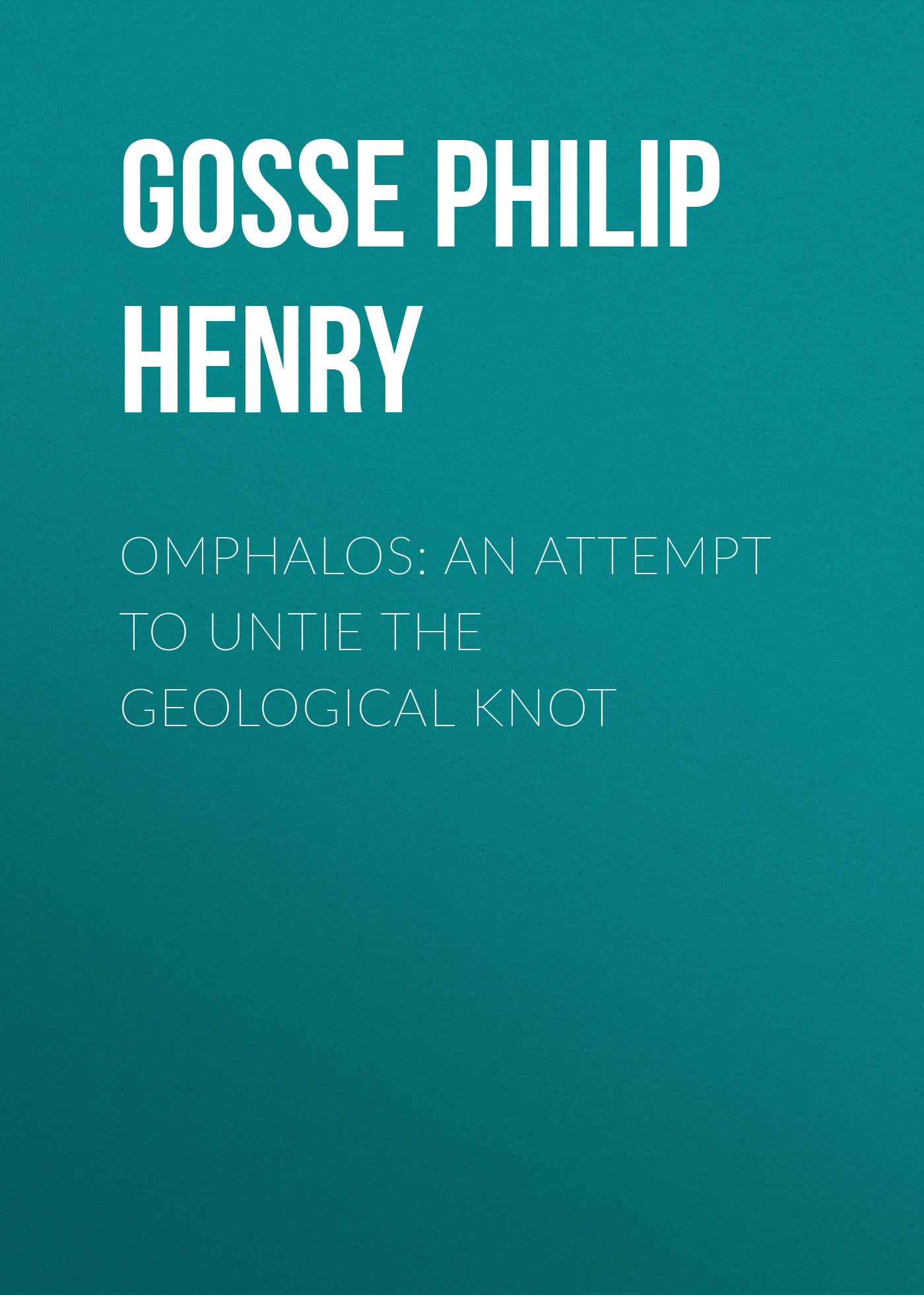 Omphalos: An Attempt to Untie the Geological Knot