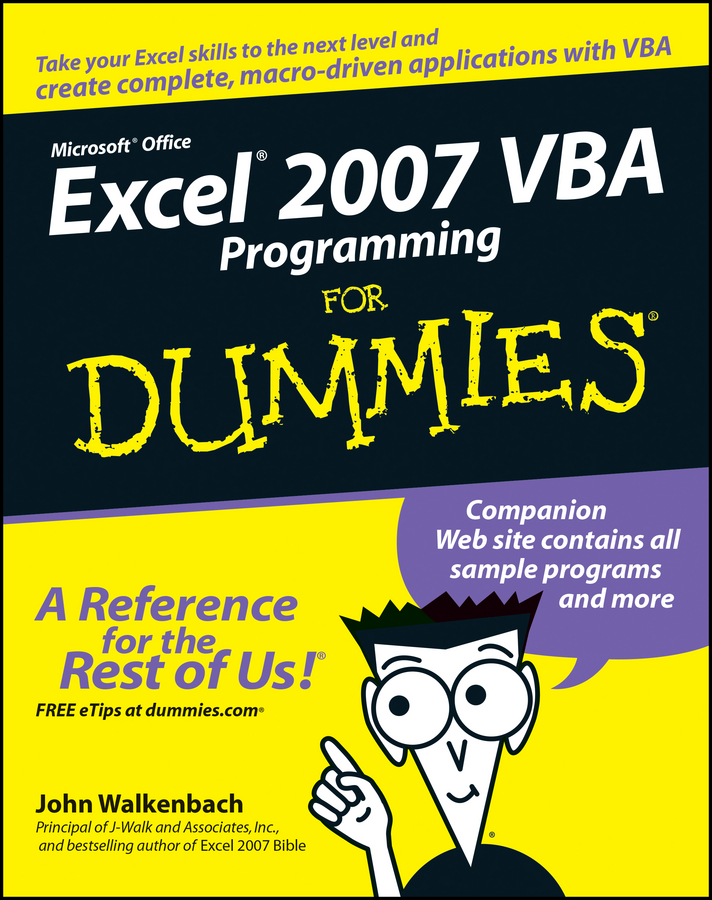 Книга  Excel 2007 VBA Programming For Dummies созданная John  Walkenbach, Jan Pieterse Karel может относится к жанру зарубежная компьютерная литература, программы. Стоимость электронной книги Excel 2007 VBA Programming For Dummies с идентификатором 28962157 составляет 2186.12 руб.