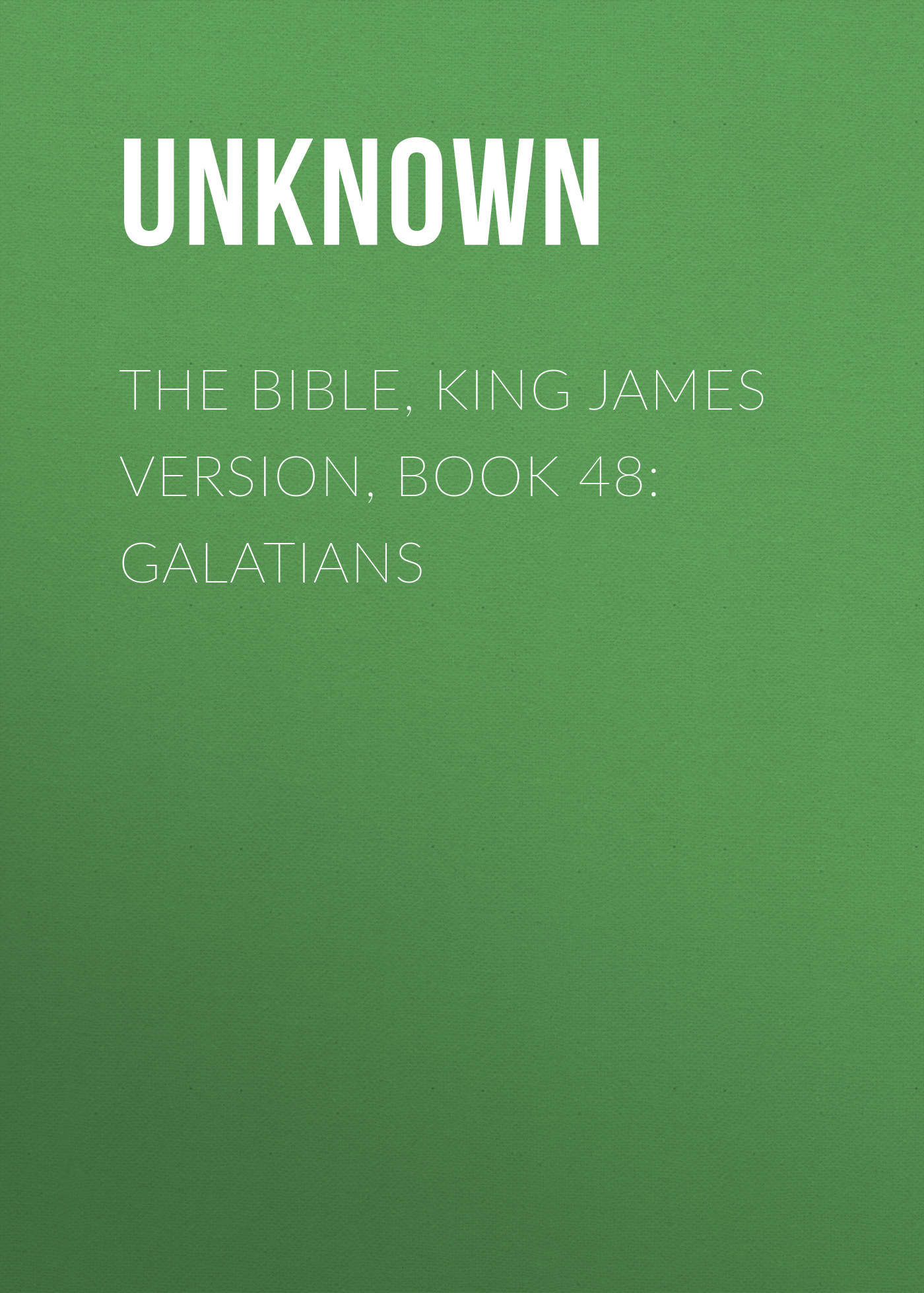 Книга The Bible, King James version, Book 48: Galatians из серии , созданная Unknown Unknown, может относится к жанру Зарубежная классика, Зарубежная эзотерическая и религиозная литература, Философия, Зарубежная психология, Зарубежная старинная литература. Стоимость электронной книги The Bible, King James version, Book 48: Galatians с идентификатором 35502651 составляет 0 руб.