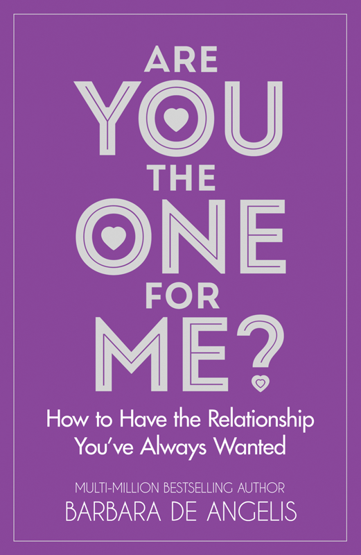 Книга Are You the One for Me? из серии , созданная Barbara Angelis, может относится к жанру Секс и семейная психология. Стоимость электронной книги Are You the One for Me? с идентификатором 39770653 составляет 886.60 руб.