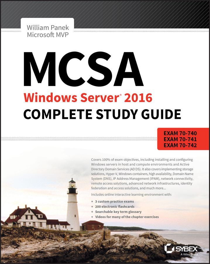 Книга  MCSA Windows Server 2016 Complete Study Guide созданная  может относится к жанру зарубежная компьютерная литература. Стоимость электронной книги MCSA Windows Server 2016 Complete Study Guide с идентификатором 43495253 составляет 8747.39 руб.