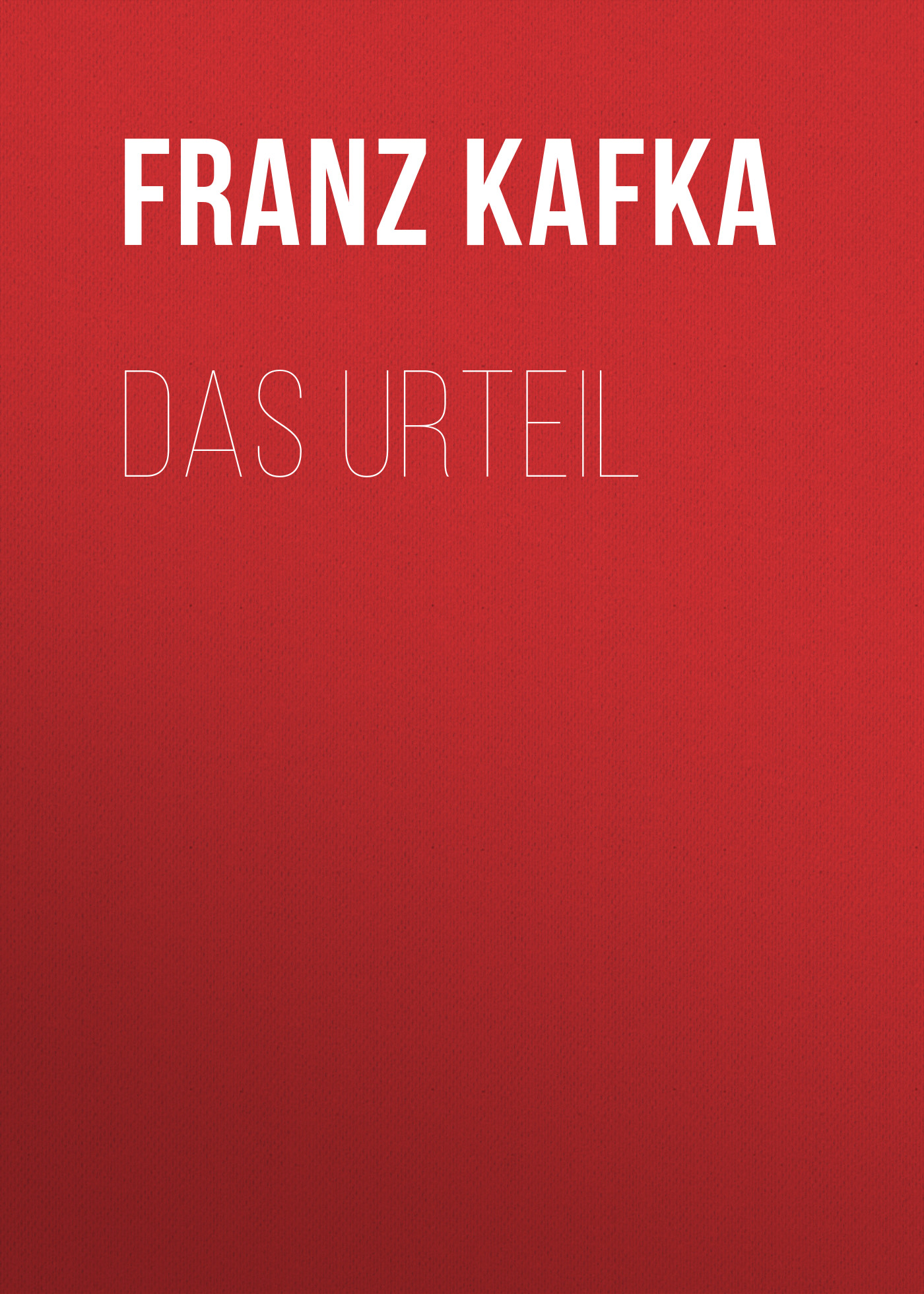 Книга Das Urteil из серии , созданная Franz Kafka, может относится к жанру Зарубежная классика. Стоимость электронной книги Das Urteil с идентификатором 48631756 составляет 0 руб.