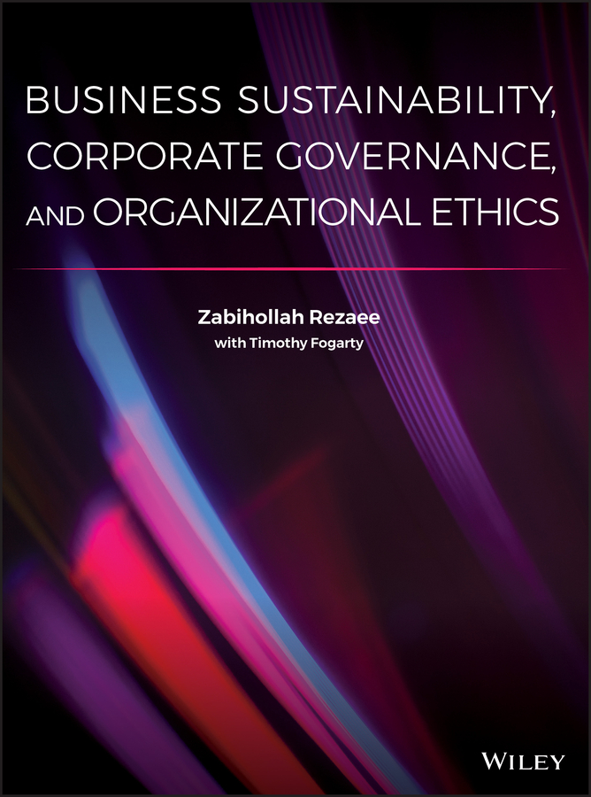 Книга  Business Sustainability, Corporate Governance, and Organizational Ethics созданная Zabihollah  Rezaee, Wiley может относится к жанру корпоративная культура. Стоимость электронной книги Business Sustainability, Corporate Governance, and Organizational Ethics с идентификатором 62257850 составляет 8107.05 руб.