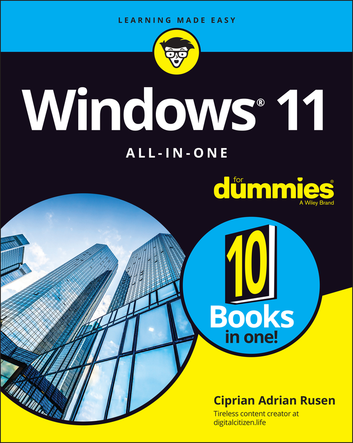 Книга  Windows 11 All-in-One For Dummies созданная Ciprian Adrian Rusen, Wiley может относится к жанру зарубежная компьютерная литература. Стоимость электронной книги Windows 11 All-in-One For Dummies с идентификатором 67180354 составляет 2678.62 руб.