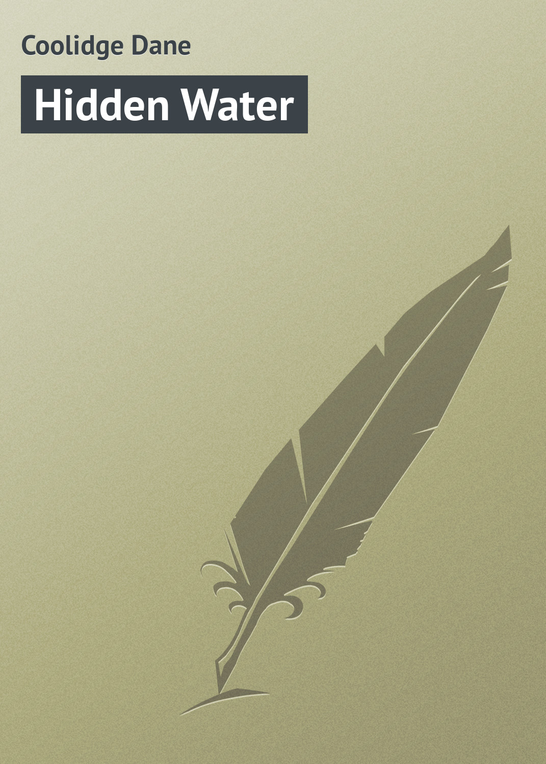 Книга Hidden Water из серии , созданная Dane Coolidge, может относится к жанру Зарубежная классика, Зарубежные приключения. Стоимость электронной книги Hidden Water с идентификатором 23160355 составляет 5.99 руб.