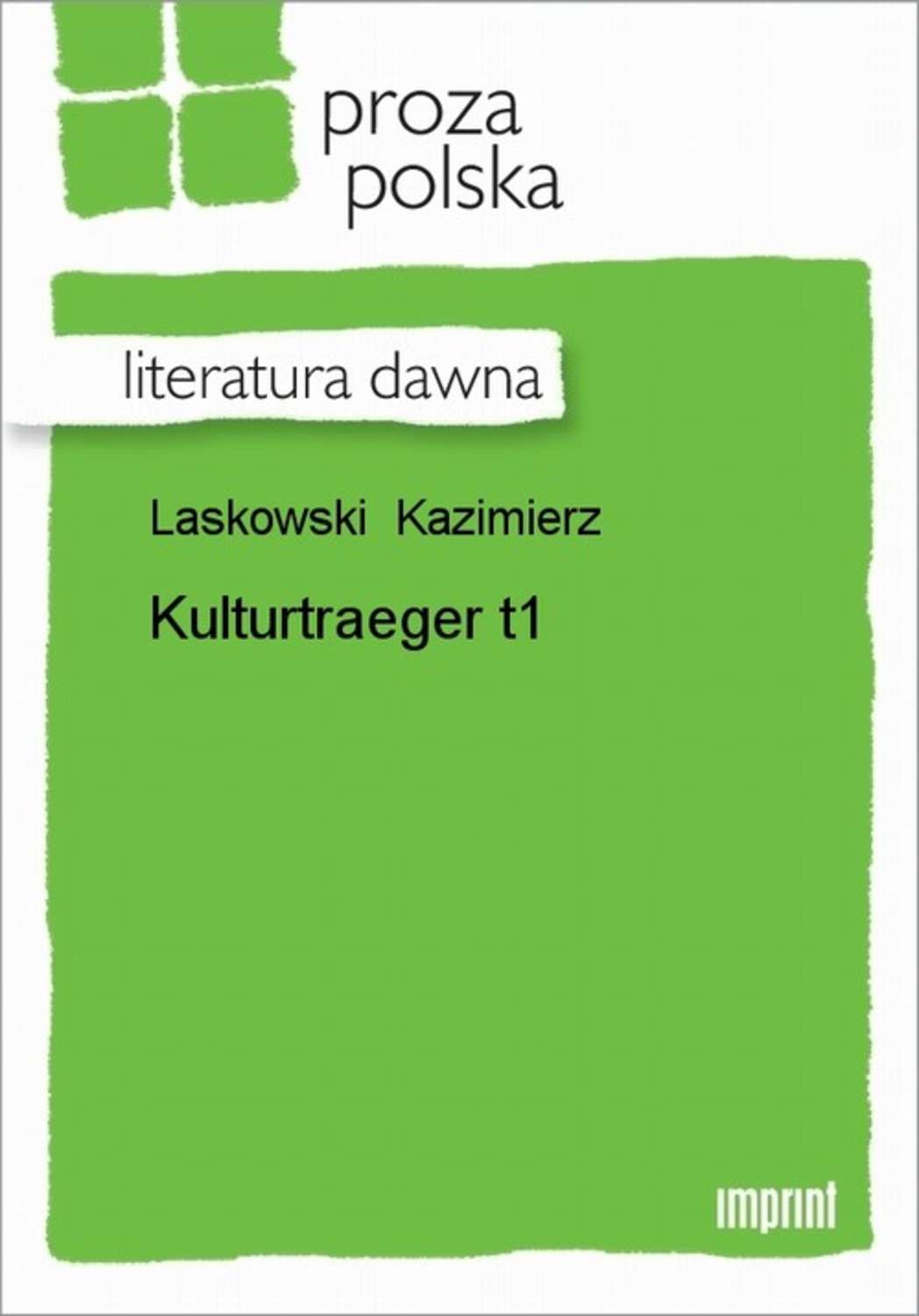 Kulturtraeger, t. 1