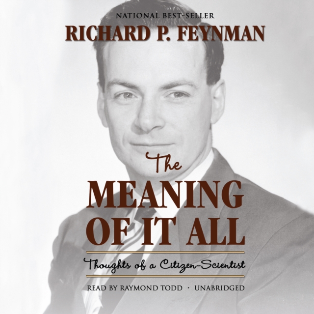 Richard P. Feynman Meaning of It All richard wagner richard mansfield xml all in one desk reference for dummies
