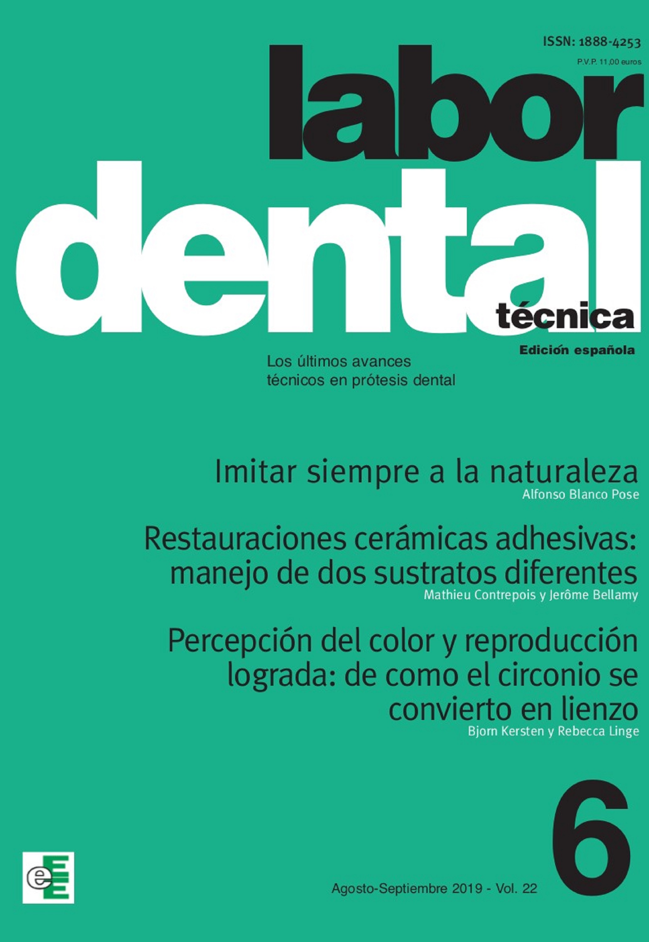 Varios autores Labor Dental Técnica Vol.22 Ago-Sep 2019 nº6 labor bulletin issues 123 129