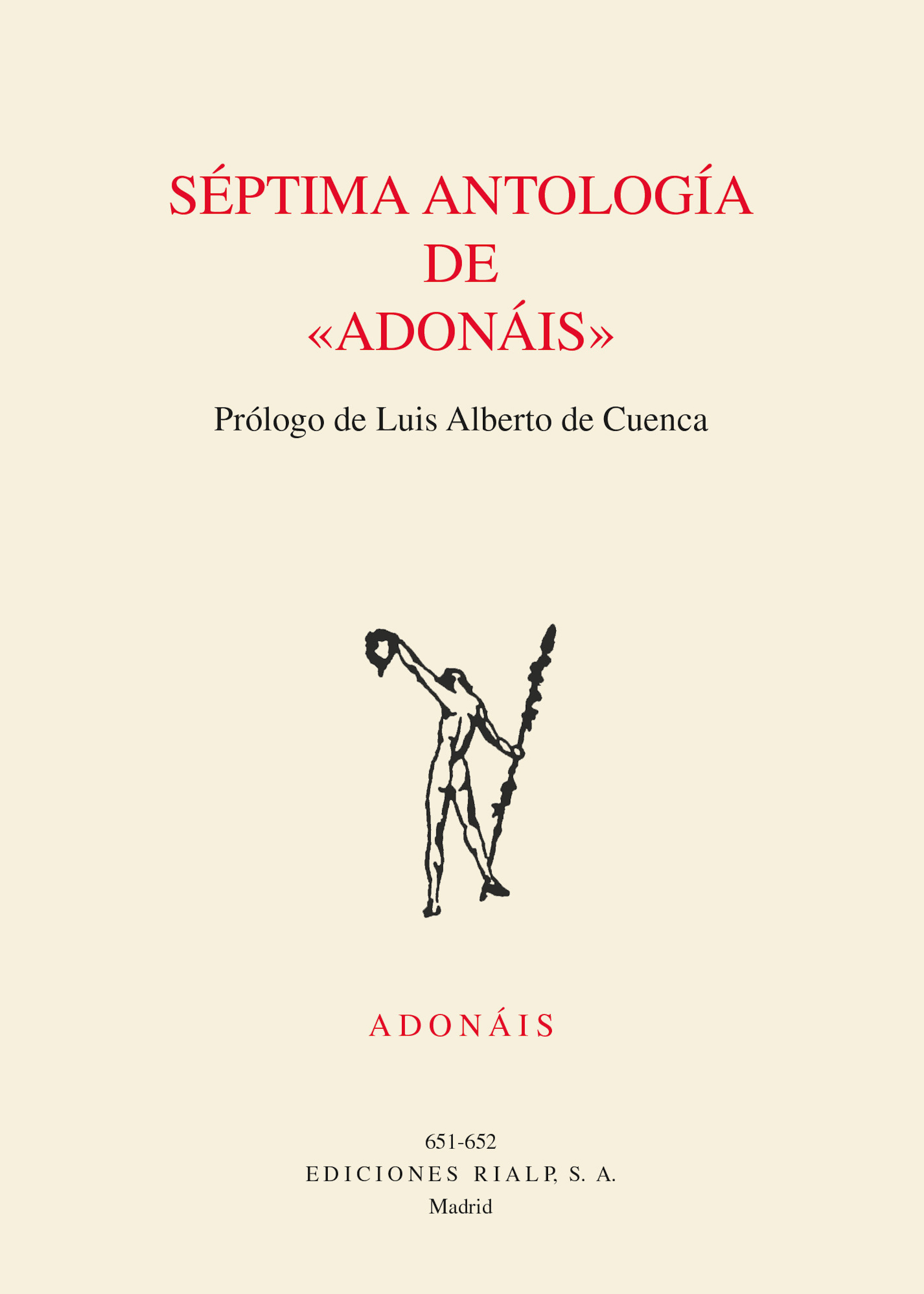 Séptima antologia de Adonáis