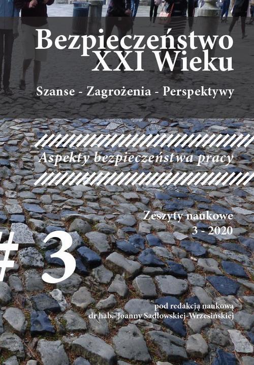 „Bezpieczeństwo XXI Wieku Szanse – Zagrożenia – Perspektywy” Aspekty bezpieczeństwa pracy