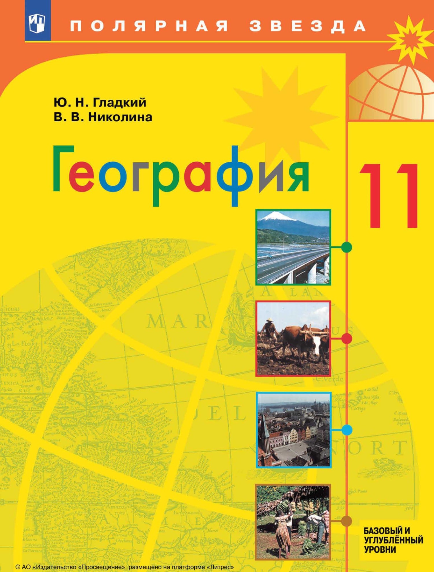 «География.11 класс. Базовый и углублённый уровни» – Ю. Н. Гладкий | ЛитРес