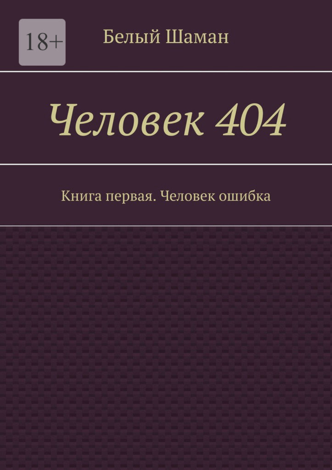 Человек 404. Книга первая. Человек ошибка