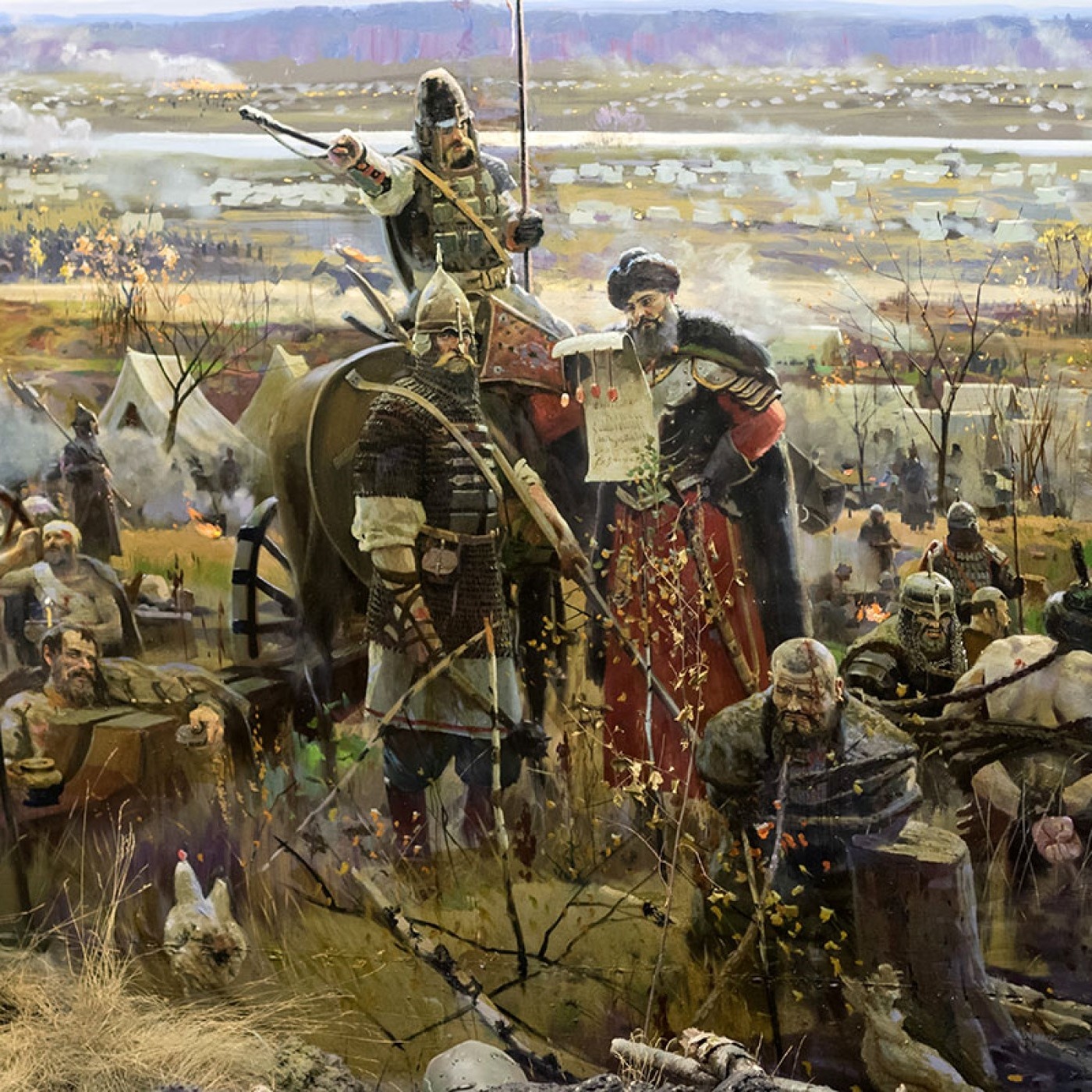 Победа русских над золотой ордой. Великое стояние на Угре 1480 года.