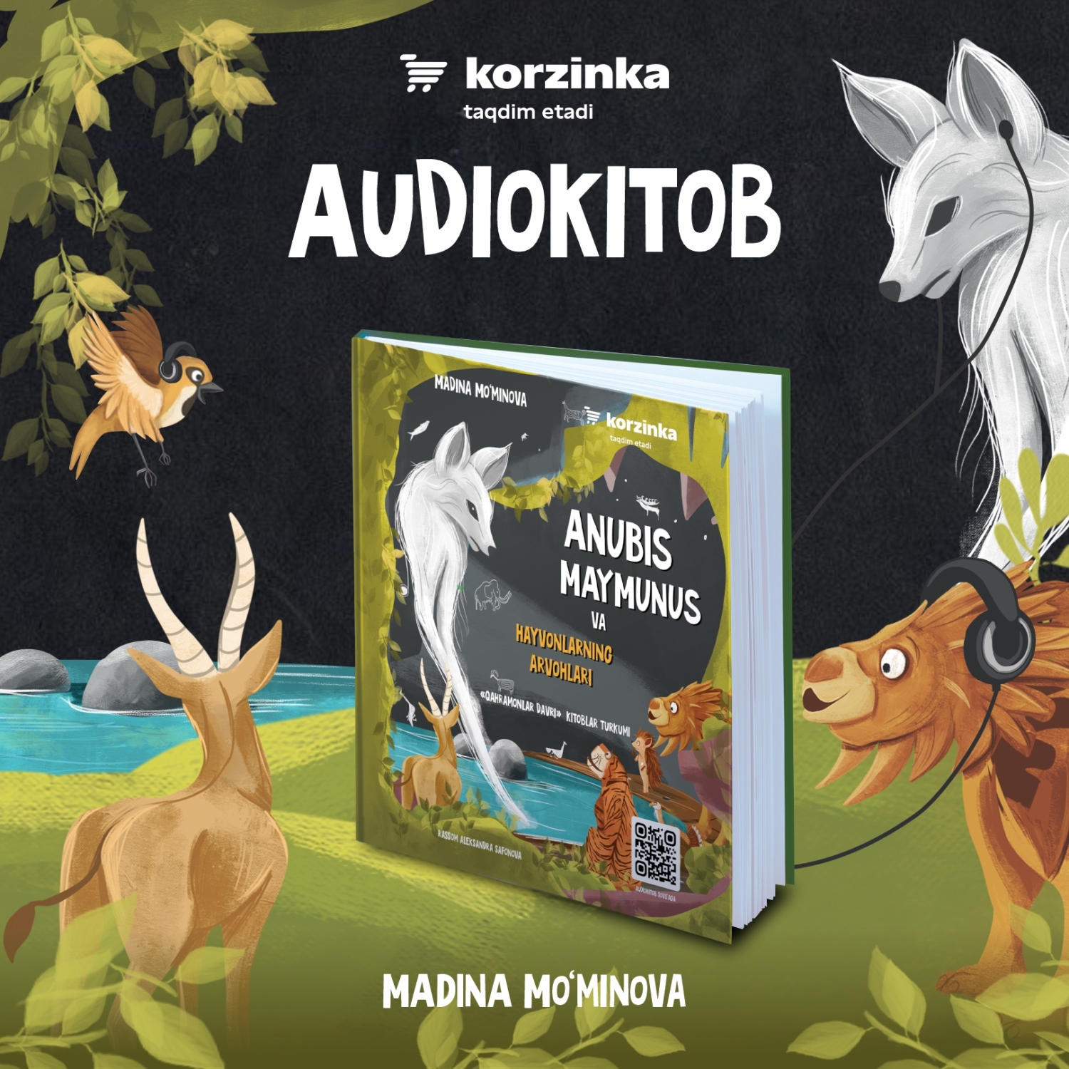 Anubis Maymunus va hayvonlarning arvohlari, Мадина Муминова – слушать  онлайн или скачать mp3 на ЛитРес