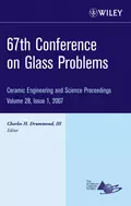 67th Conference on Glass Problems - Charles H. Drummond, III