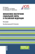 Финансовое обеспечение социальной сферы в Российской Федерации. (Аспирантура, Бакалавриат, Магистратура). Монография. - Игорь Викторович Балынин