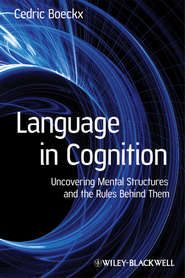 Language in Cognition. Uncovering Mental Structures and the Rules Behind Them