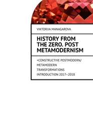 History from the Zero. Post metamodernism. + CONSTRUCTIVE POSTMODERN \/ METAMODERN TRANSFORMATIONS Introduction 2017–2018