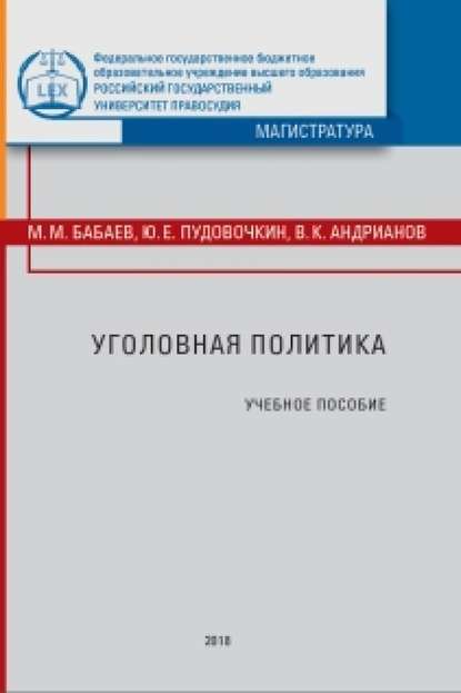 М. М. Бабаев - Уголовная политика