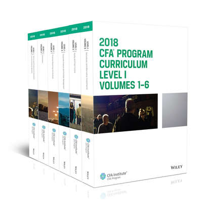CFA Program Curriculum 2018 Level I (CFA Institute). 