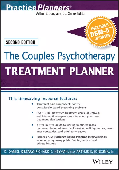 Обложка книги The Couples Psychotherapy Treatment Planner, with DSM-5 Updates, David J. Berghuis