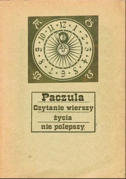 Paczula — Czytanie wierszy życia nie polepszy