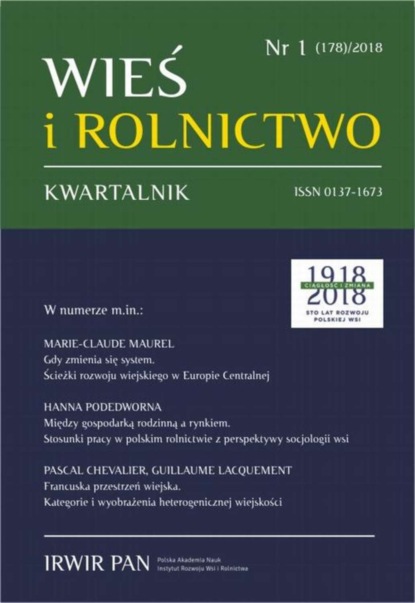 

Wieś i Rolnictwo nr 1/2018