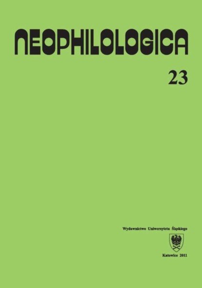 

Neophilologica. Vol. 23: Le figement linguistique et les trois fonctions primaires (prédicats, arguments, actualisateurs) et autres études