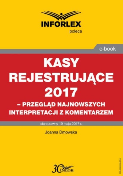 Joanna Dmowska - Kasy rejestrujące 2017