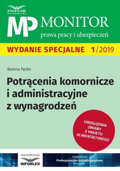 Bożena Pęśko - Potrącenia komornicze i administracyjne z wynagrodzeń