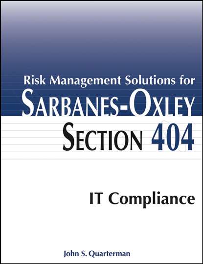 Группа авторов — Risk Management Solutions for Sarbanes-Oxley Section 404 IT Compliance