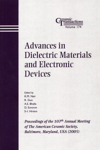 D.  Suvorov - Advances in Dielectric Materials and Electronic Devices