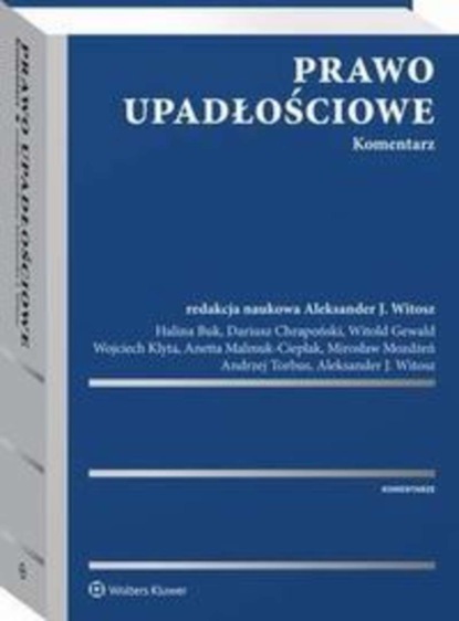 

Prawo upadłościowe. Komentarz