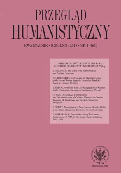 

Przegląd Humanistyczny 2018/4 (463)