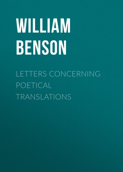

Letters Concerning Poetical Translations