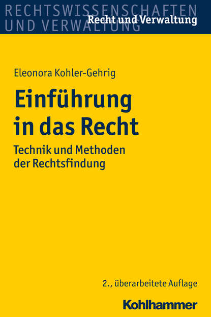 

Einführung in das Recht