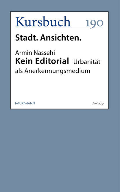 Armin  Nassehi - Kein Editorial