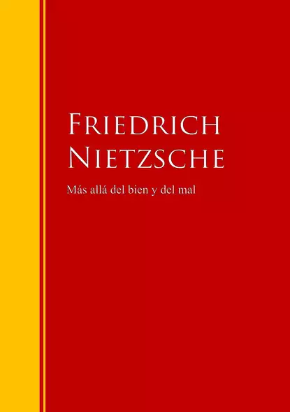 Обложка книги Más allá del bien y del mal, Friedrich Nietzsche