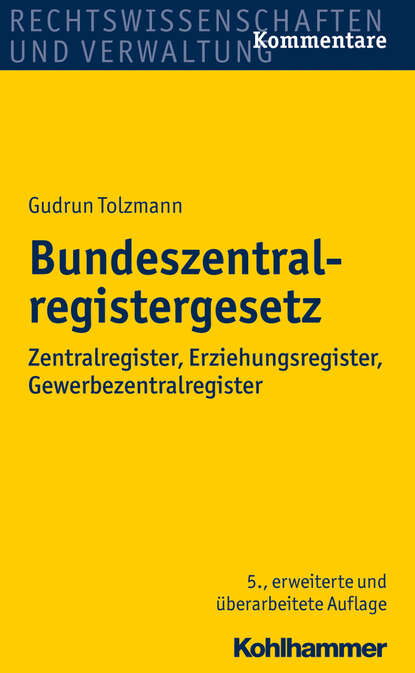 

Bundeszentralregistergesetz