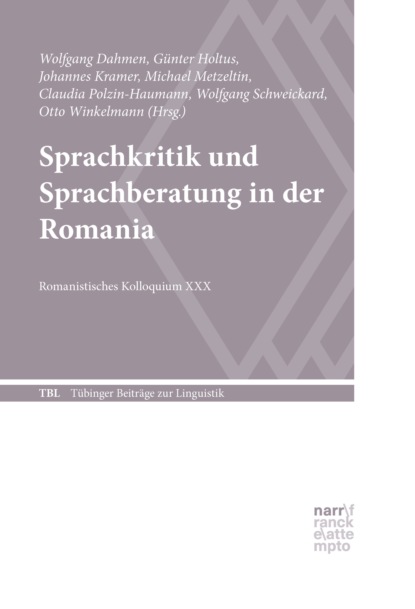 Sprachkritik und Sprachberatung in der Romania - Группа авторов