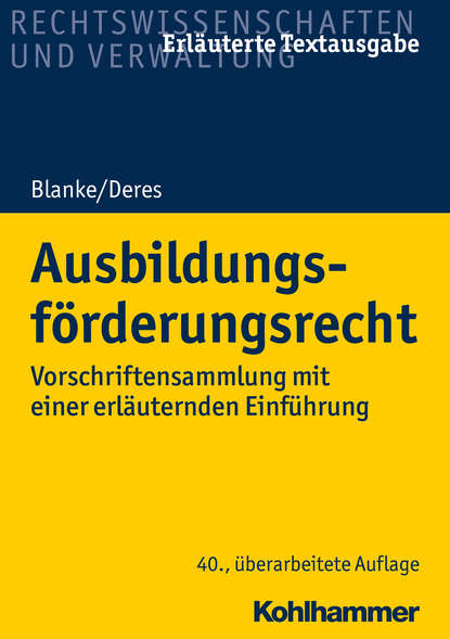 

Ausbildungsförderungsrecht