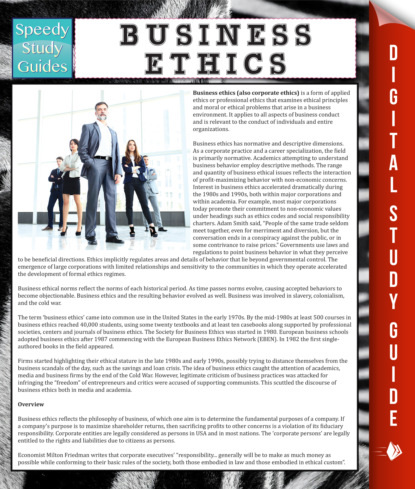 Speedy Pubishing - Business Ethics