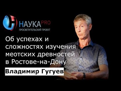 Об успехах и сложностях изучения меотских древностей в Ростове-на-Дону