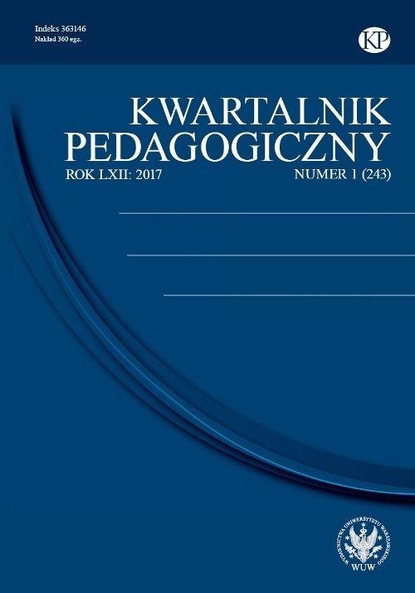 

Kwartalnik Pedagogiczny 2017/1 (243)