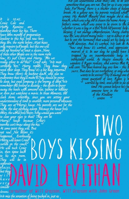 Обложка книги Two Boys Kissing, Дэвид Левитан