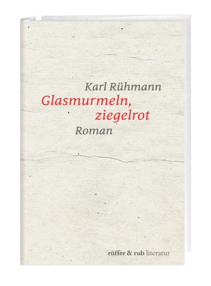 Glasmurmeln, ziegelrot (Karl Rühmann). 