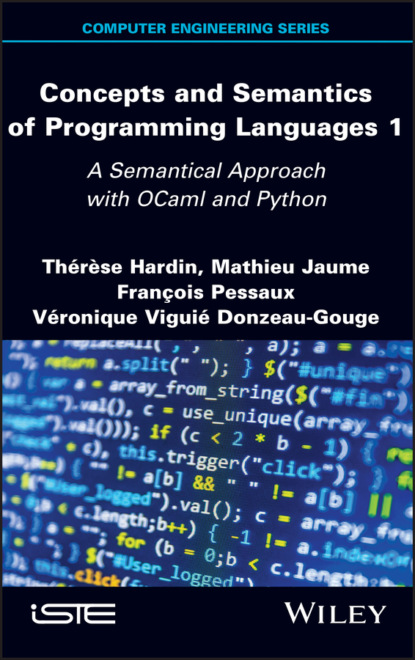 Concepts and Semantics of Programming Languages 1 (Therese Hardin). 