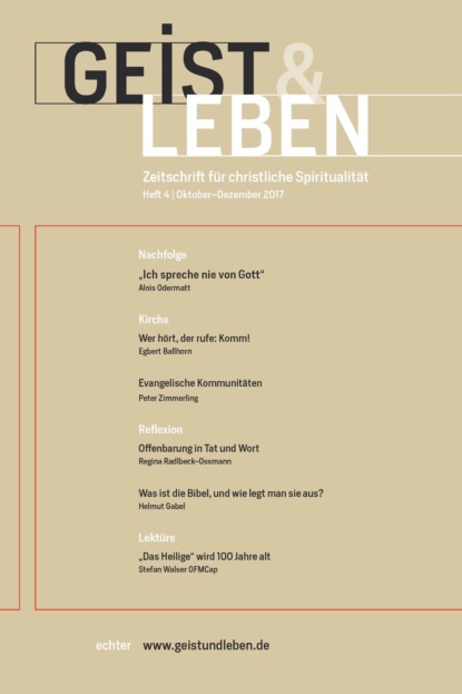 Geist & Leben 4/2017