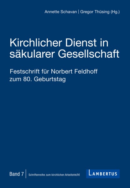Kirchlicher Dienst in säkularer Gesellschaft (Группа авторов). 