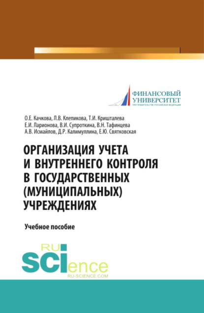 

Организация учета и внутреннего контроля в государственных (муниципальных) учреждениях. (Монография)